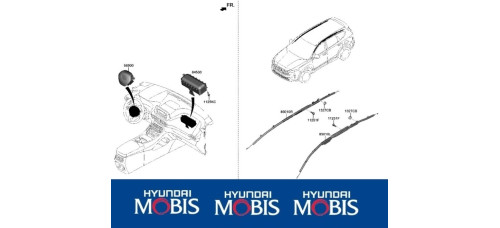 airbag module passenger hyundai santa fe tm 2018-23